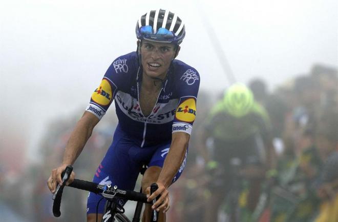Enric Mas, durante una etapa de La Vuelta.