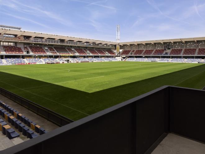 Estadio de Pasarón, en Pontevedra.