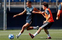 Lucas Vázquez y Odriozola, en la última sesión (Foto: RMCF).