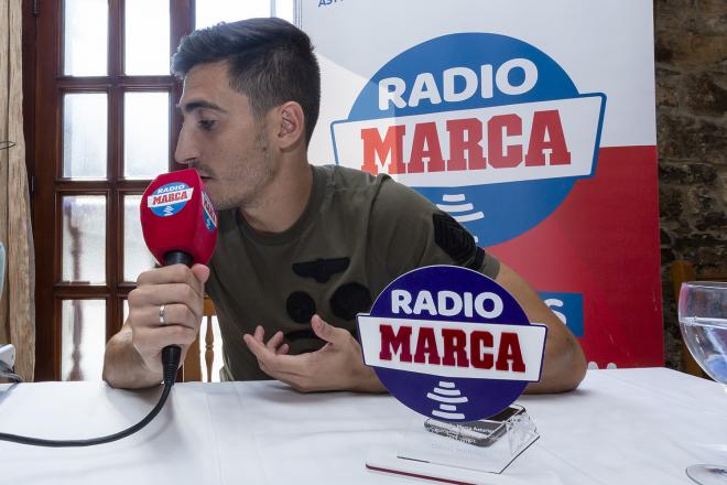 Diego Mariño en Radio Marca Asturias (Foto: Luis Manso).