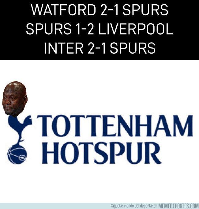 El Tottenham cayó en la recta final.