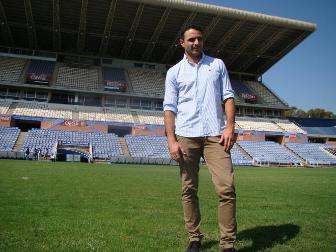 Antonio Núñez en el Nuevo Colombino. (Foto: ED)