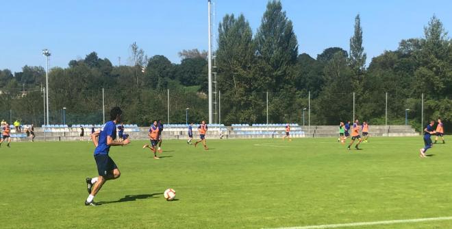 Imagen del último entrenamiento (Foto: Borja García).