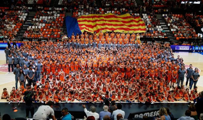 Presentación del Valencia Basket. (Foto: Miguel A. Polo)