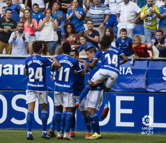 Varios de los fichajes celebran un gol de esta temporada (Foto: LaLiga).