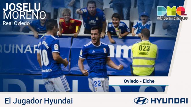 Joselu, jugador Hyundai del partido.