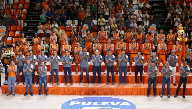 Presentación del Valencia Basket. (Foto: Miguel A. Polo)