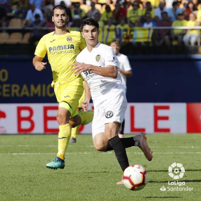 Carlos Soler en el Villarreal-Valencia de la primera vuelta (Foto:LaLiga).