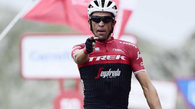 Contador, en la Vuelta a España.