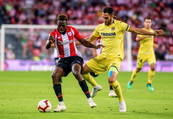 Iñaki Williams no tuvo su mejor noche y sigue sin marcar en San Mamés (EFE)