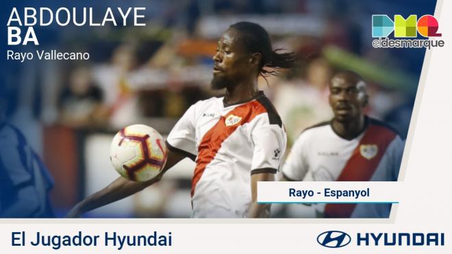 Abdoulaye Ba, jugador del partido.