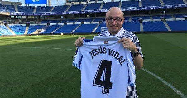Jesús Vidal es un gran aficionado de la Real (FOTO: Real Sociedad)