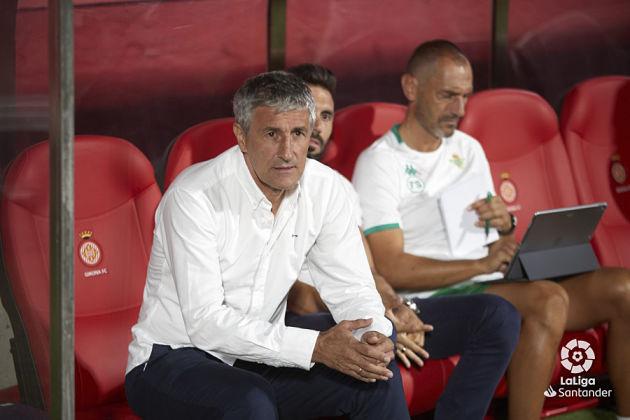 Quique Setién, entrenador del Betis.