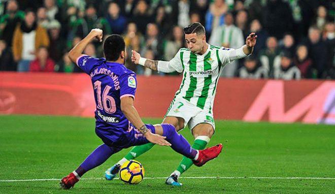 Sergio León en el Betis-Leganés de la pasada temporada.