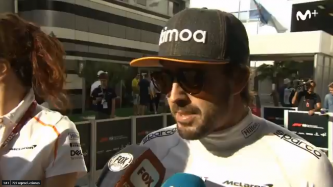 Fernando Alonso, en el GP de Rusia.