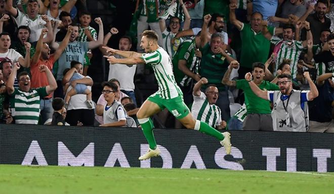 Loren marca el gol ante el Leganés (Foto: Kiko Hurtado).