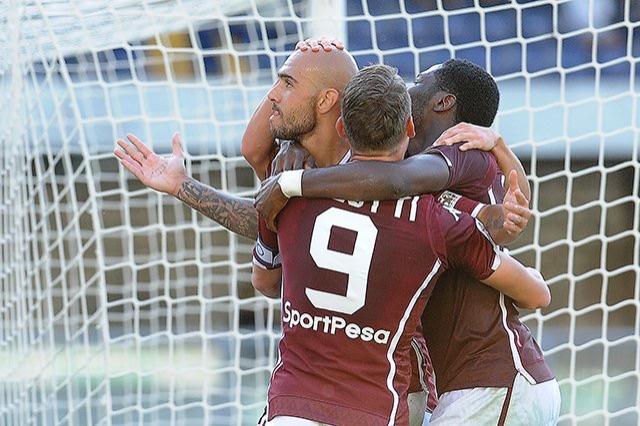 Zaza celebra su primer gol con el Torino (Foto: Torino)