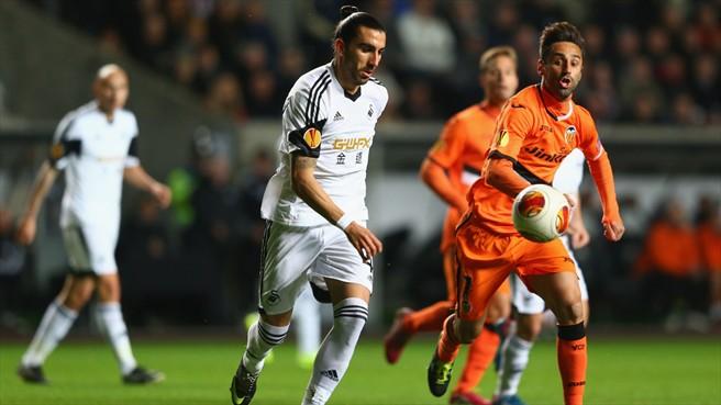 El Valencia CF venció en su visita al Swansea City. (Foto: UEFA)