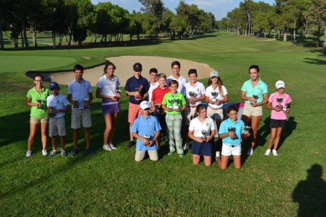 Gran jornada de golf en Pineda.