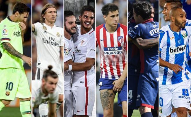 Los equipos de LaLiga, más apretados que nunca.