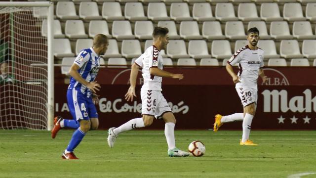 Erice en un partido del Albacete esta temporada (Foto: LaLiga).