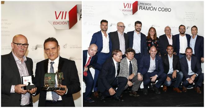 Moli, entre los premiados en la VII edición de los Ramón Cobo (Foto: RFEF).