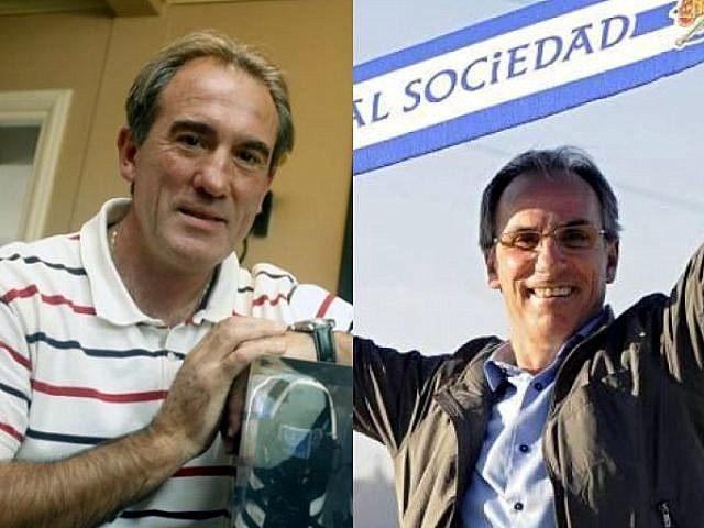 Andoni Goikoetxea y Bixio Gorriz, dos leyendas del derbi vasco