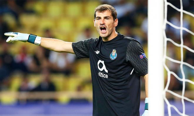 Iker Casillas, portero del Oporto y ex del Real Madrid (Foto: EFE).
