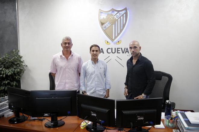 Los integrantes de La Cueva: Viberti, Capote y Manolo.