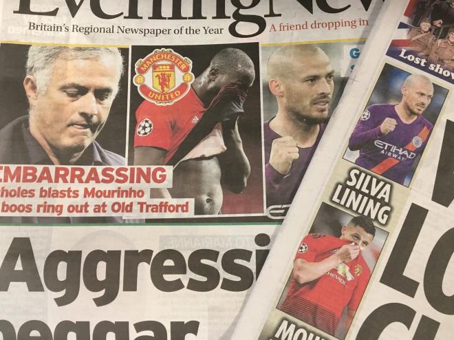 La prensa inglesa carga contra el Manchester United