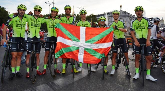 Euskadi-Murias completó una excepcional Vuelta a España (Foto: Euskadi-Murias).