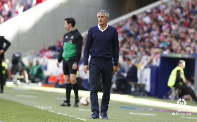 Quique Setién, entrenador del Betis.