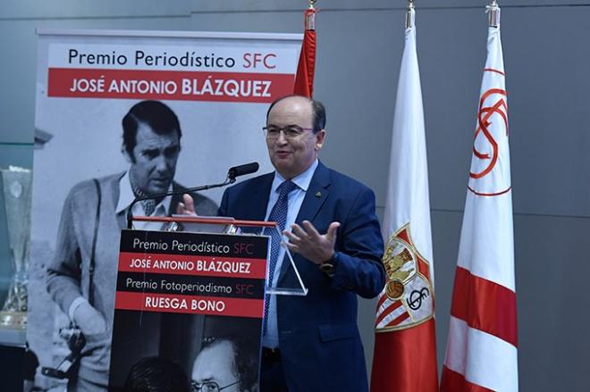 Discurso de José Castro en la entrega de los Premios Blázquez 2018 (Foto: Kiko Hurtado).