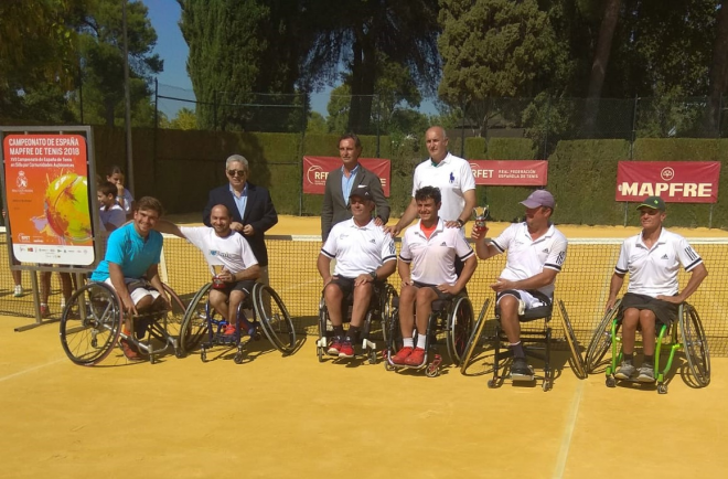 Andalucía, subcampeona de tenis en silla de ruedas.