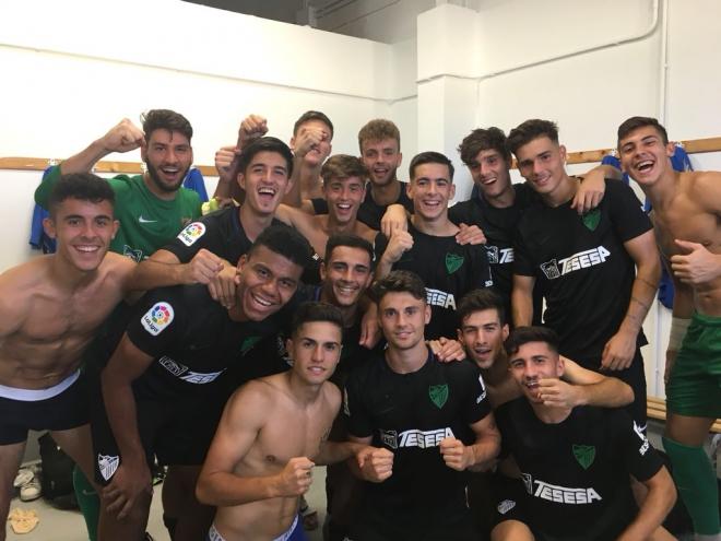 Jugadores del Málaga de División de Honor de juveniles.