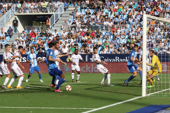 Blanco, en el momento del gol del empate (Foto: Paco Rodríguez).