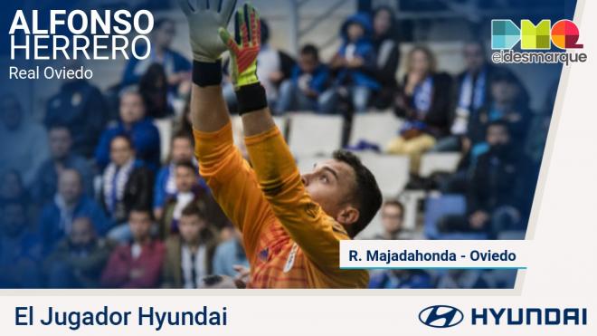 Alfonso Herrero, Jugador Hyundai del Rayo Majadahonda-Real Oviedo.