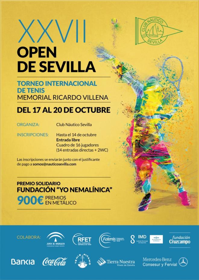 Cartel del Open Internaciona del Sevilla, Memorial Ricardo Villena.