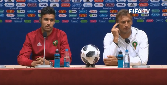 Munir y Renard, en una rueda de prensa del pasado Mundial.