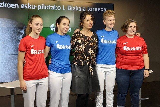 El I Torneo Bizkaia Femenino se ha presentado en Bilbao.