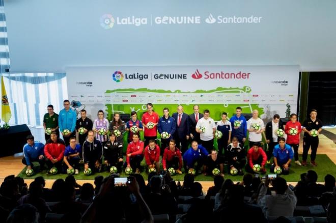 Los clubes representantes de LaLiga Genuine. (Foto: SD Eibar).