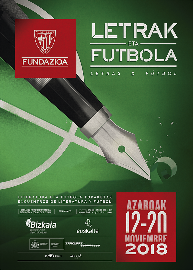 Cartel de la novena edición de 'Letras y Fútbol'.