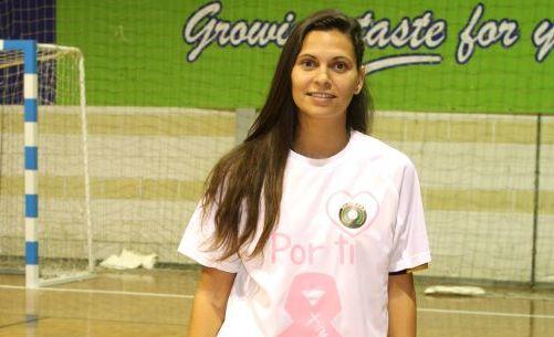 Anita París, jugadora de fútbol sala que ha superado un cáncer de mama.