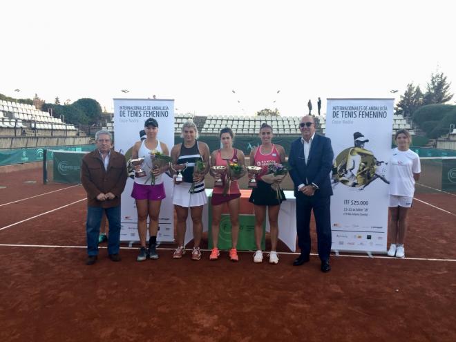 Finalistas de dobles de la Copa Nadia 2018.