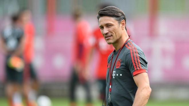 Niko Kovac, en un entrenamiento del Bayern de Múnich.