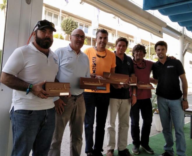 Deportistas premiados en la Copa de Andalucía.