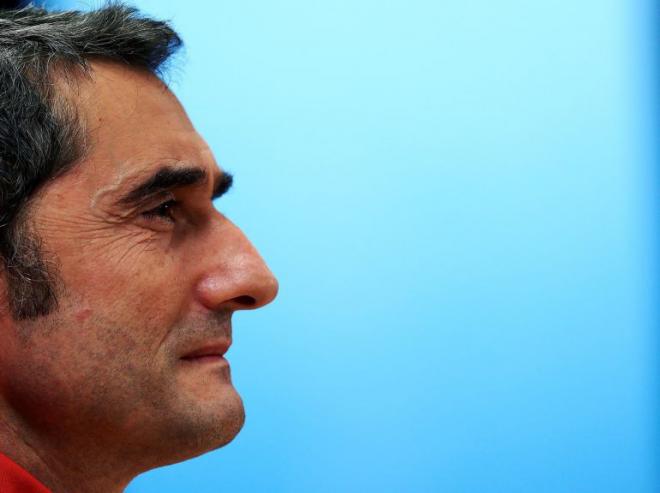 Ernesto Valverde, técnico del Barça.