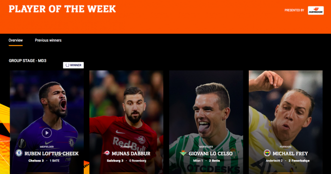 Lo Celso es uno de los candidatos a Jugador de la Semana en la Europa League.