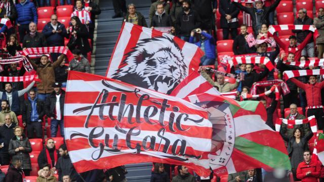 La afición del Athletic Club respondió a la cita ante el Valencia (Foto: LaLiga)