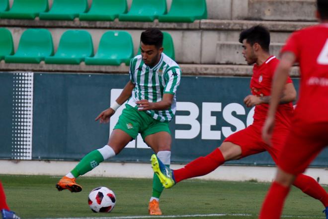 Diego Altamirano, en un partido con el Betis Deportivo (Foto: Betis Cantera).